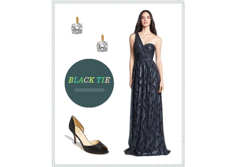 Winter Wedding Guest: Black Tie