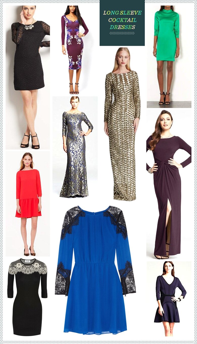 REVEL: Long Sleeve Cocktail Dresses