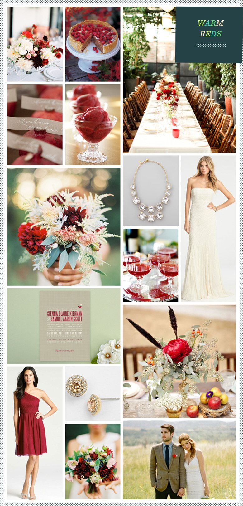 REVEL: Warm Red Wedding Inspiration