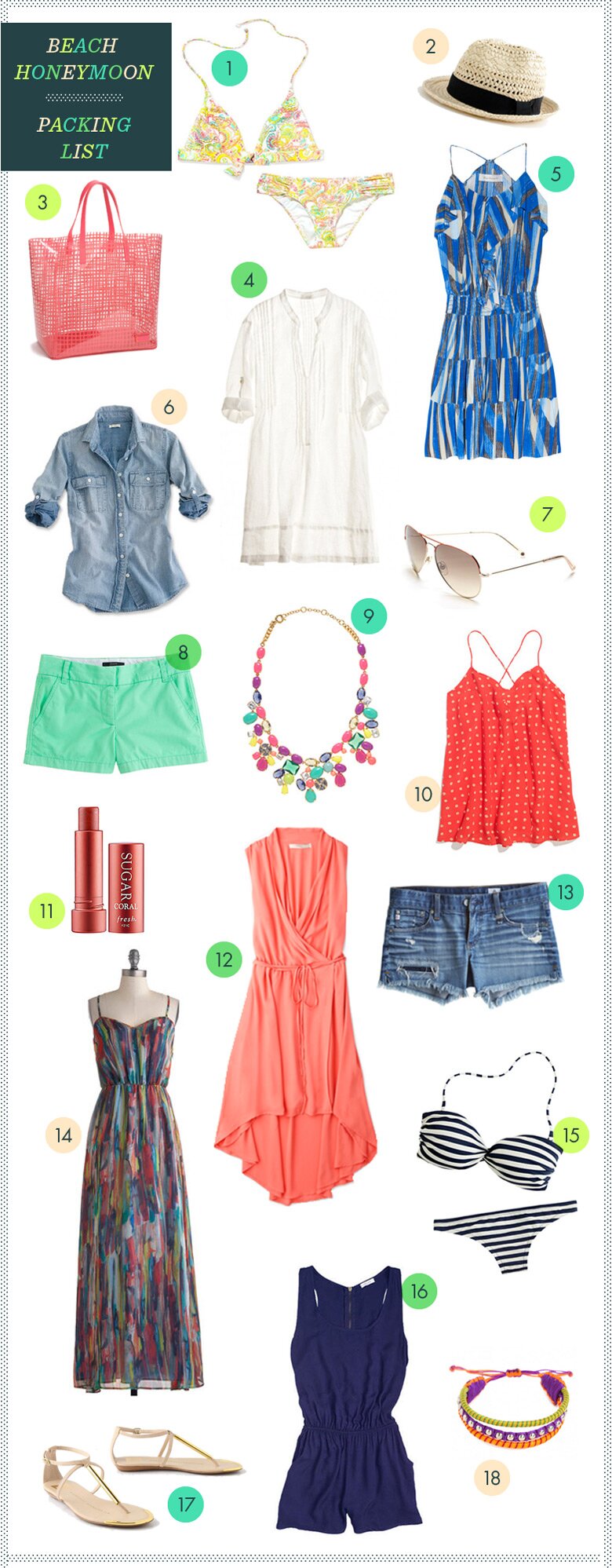 REVEL: Beach Honeymoon Packing List