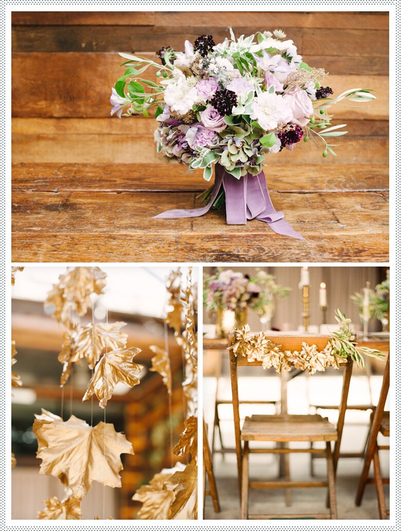 REVEL: Lavender + Gold Styled Shoot